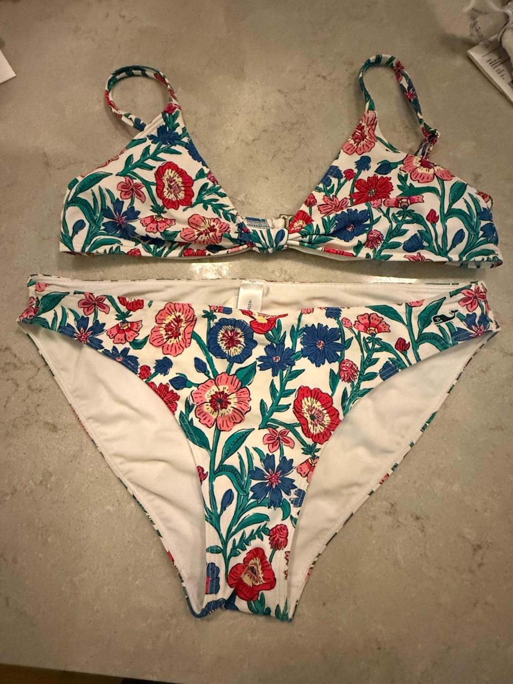 NWOT Vineyard Vines Floral Print Bikini Set